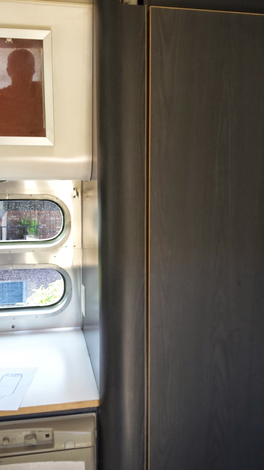 Airstream Renovation Airstream wine rack