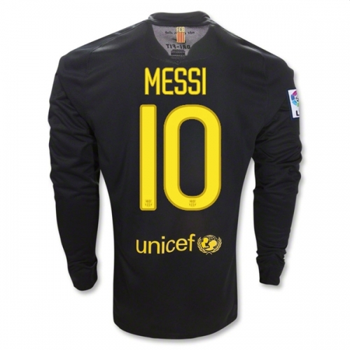 Lionel Messi Zone: Lionel Messi Away Long Jersey For FC Barcelona 2012-2013