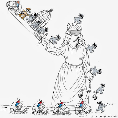 Resultado de imagem para Justiça solta presos Charge