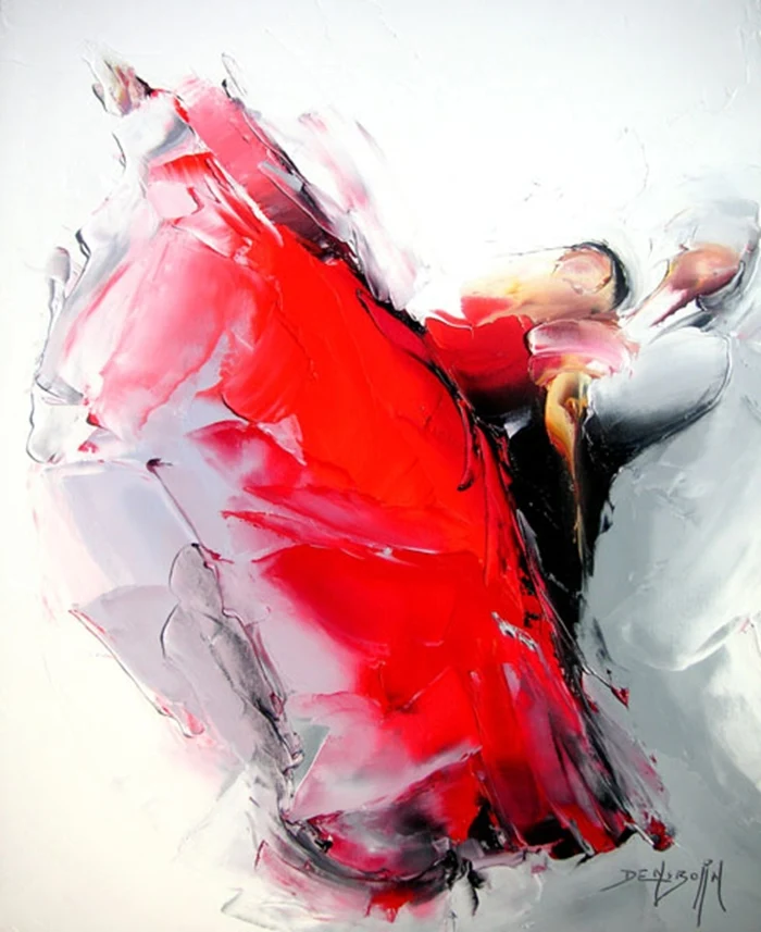 Daniel Densborn 1946 | French Abstract Knife painter