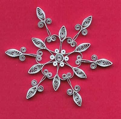 Lacy Quilled Snowflake