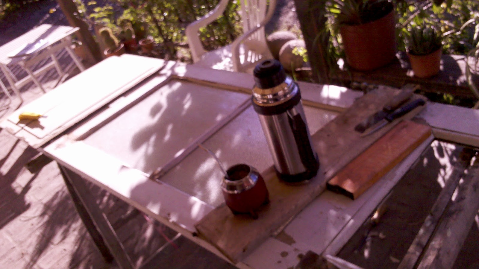 casita: Al fin la puerta del baño