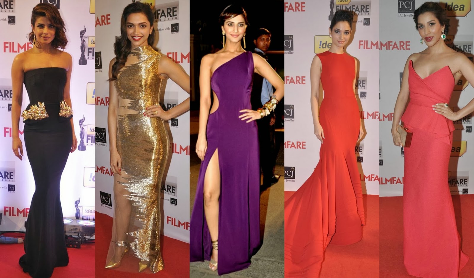 Stylefluid Trendz The Top 5 Best Dressed 59th Filmfare Awards Red Carpet