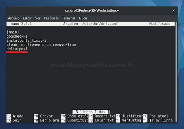 Habilitando o delta RPM no Fedora 25 Workstation Habilitando o delta RPM no Fedora 25 Workstation