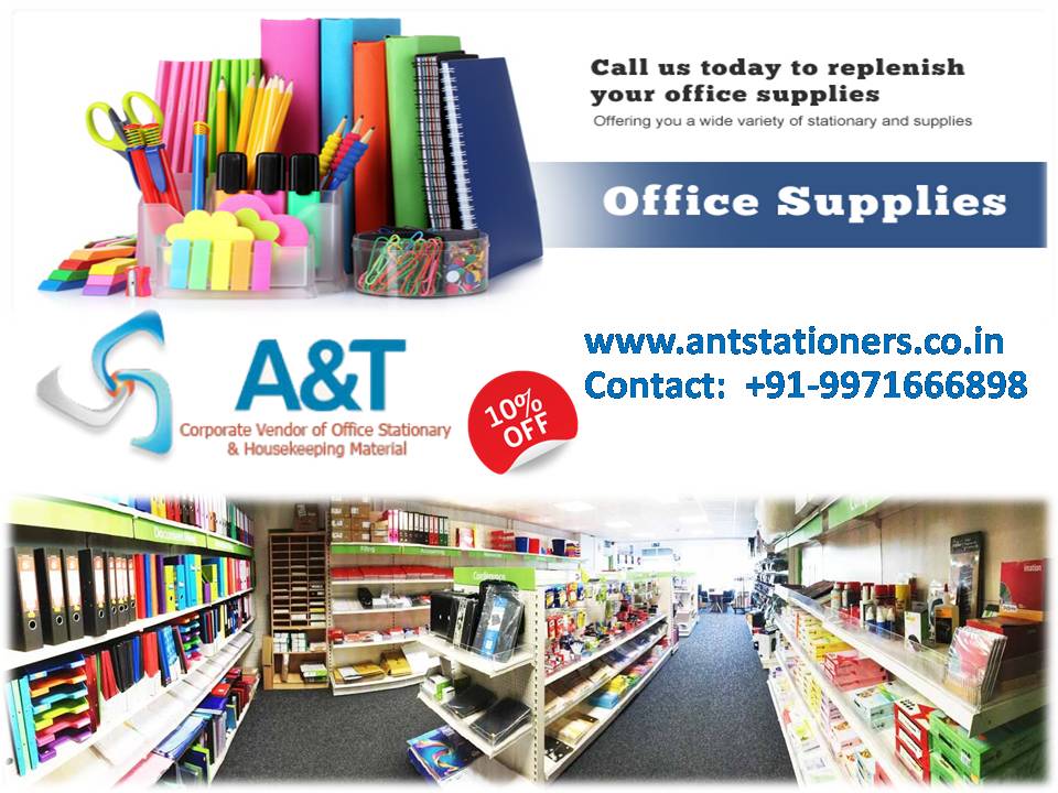 Office Stationery suppliers in Gurgaon offered by A&T Stationers 2016