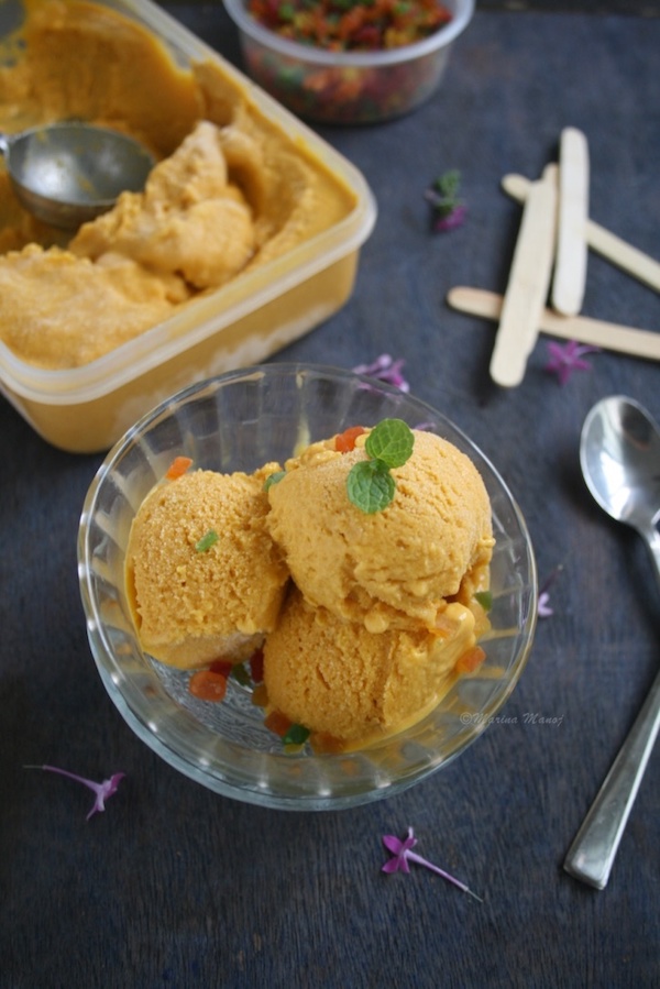 Mango Icecream Recipe | How to make Mango Icecream without condensed milk