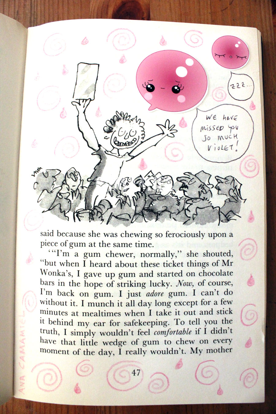 Ana Camamiel horror vacui Charlie and the chocolate factory / Charlie