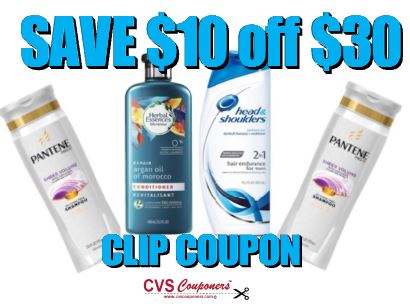 P&G Hair Care Coupon Offer | Save $10 Off $30