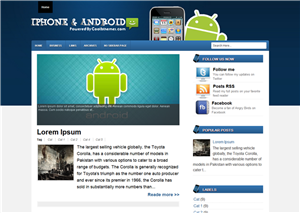Iphone And Android Blogger Templates