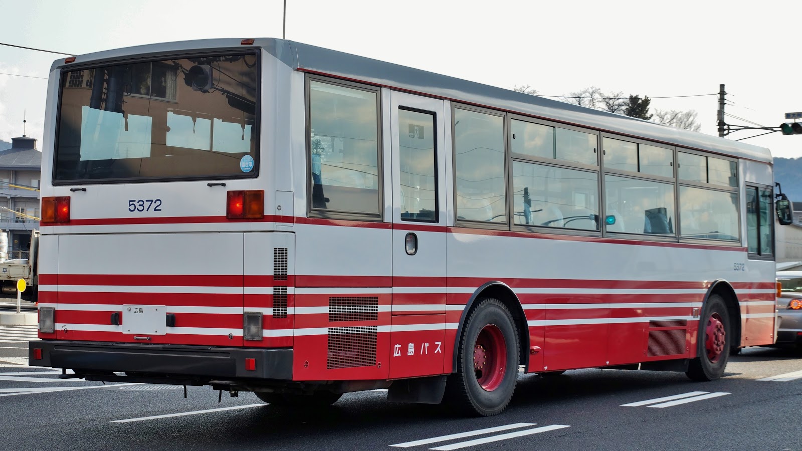 広島のバス 広島バス 広島 自家用登録番号 5372