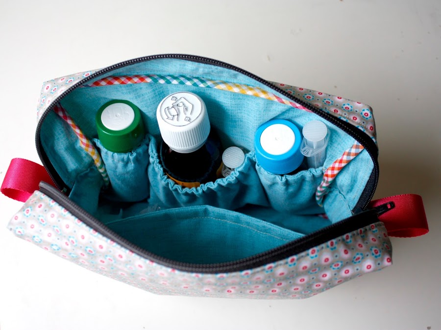 Tutorial como hacer un NECESER con Bolsillos (Patrones gratis) 