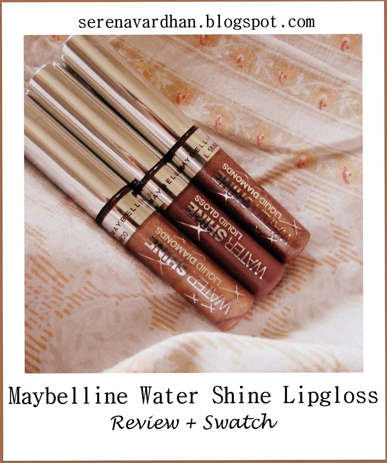 curvalicious Maybelline Water Shine Lip Gloss Review