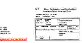 renewal license illinois plate fee