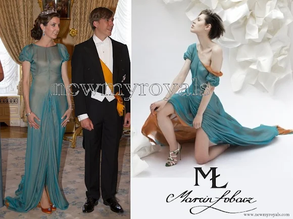Princess Tess wore Marcin Lobacz Design gown