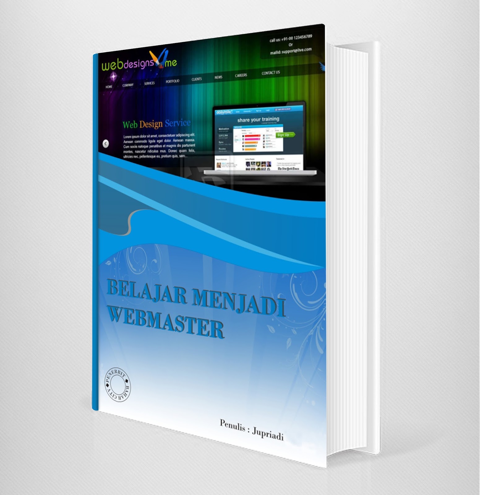 Download Free Cara Membuat Mockup Cover Buku Di Photoshop Tutorial Belajar Photoshop Free Mockup Templates.