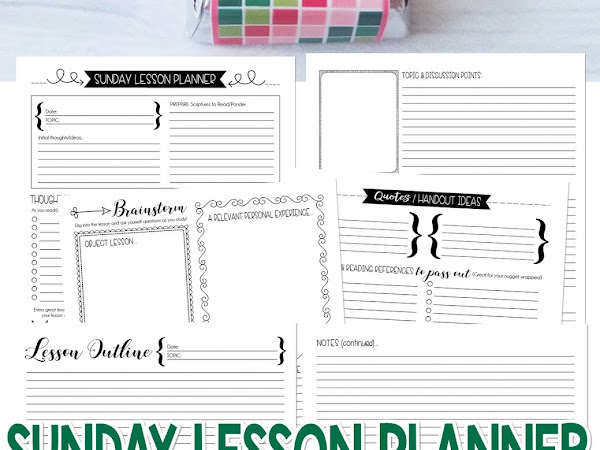 All About Our EDITABLE Sunday Lesson Kits