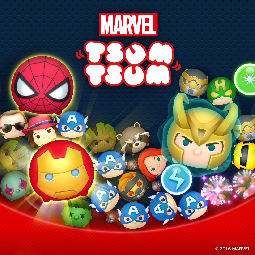 Come, See Toys MARVEL TSUM TSUM Mobile Game Now Available!