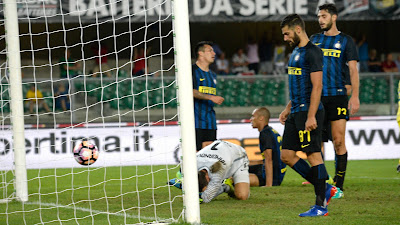Birsa's double sinks Inter Milan as they lose their first Serie A match to Chievo