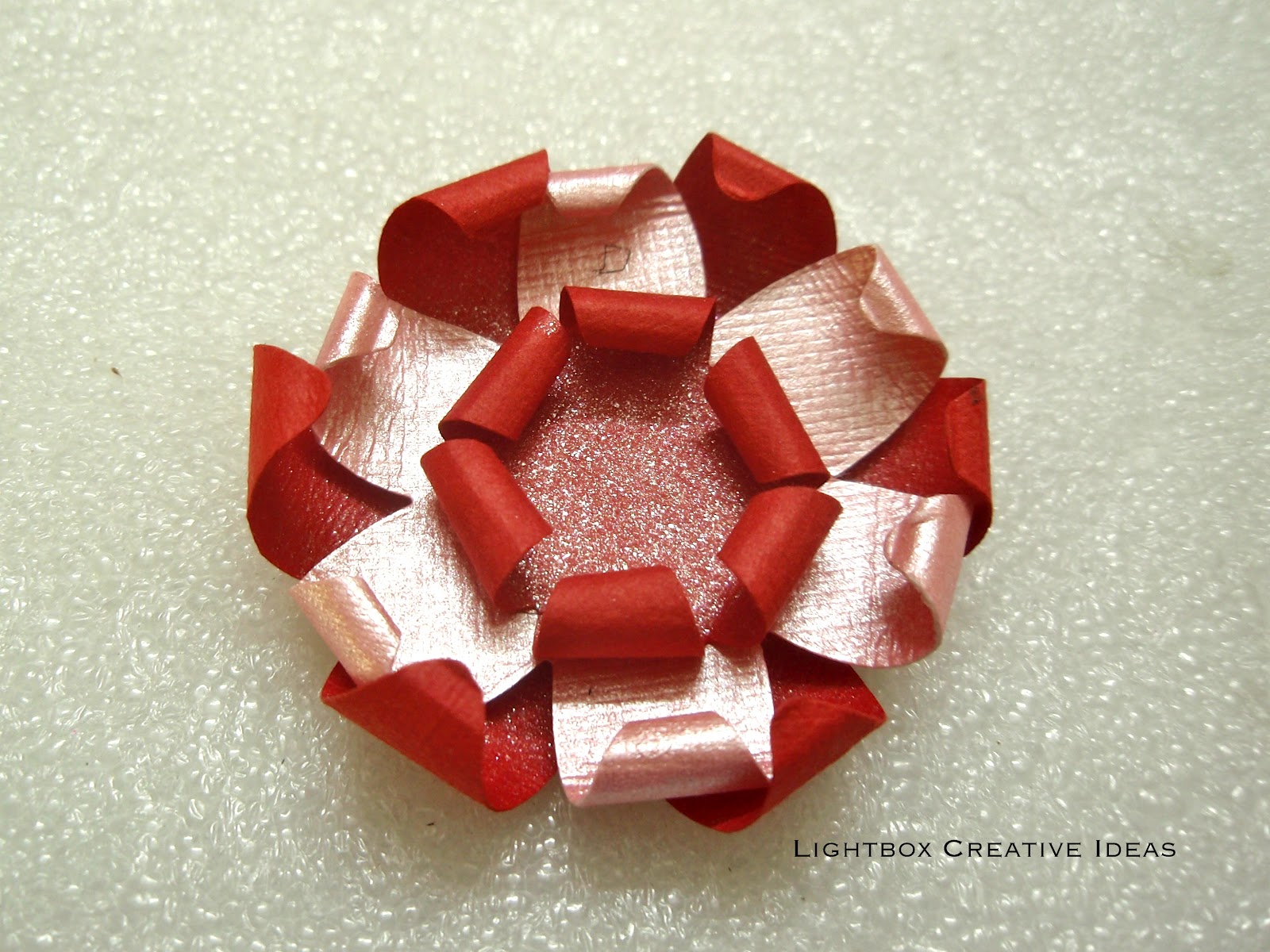 Lightbox creative Ideas: Flower tutorial - Layered flower