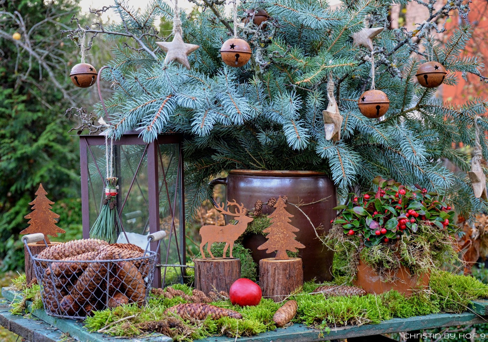 Hof 9 Adventsstimmung im Garten & ein QuastenDIY