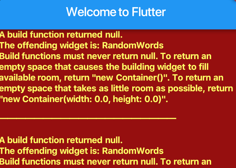 Flutter Getting This Error Quot Exception Has Occurred Typeerror Type ...