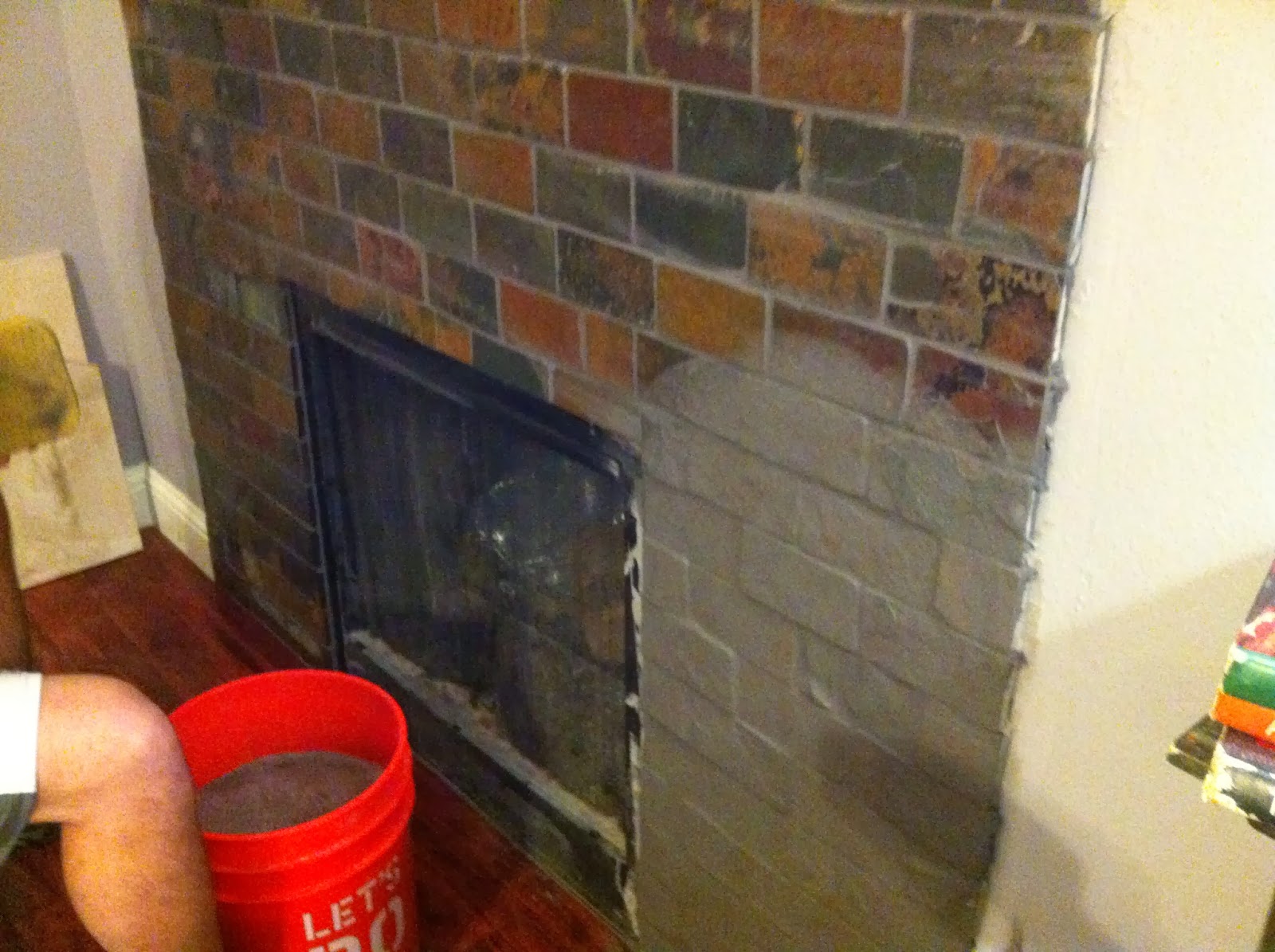 grout done getting crooked uneven corrects tiles everything looks any