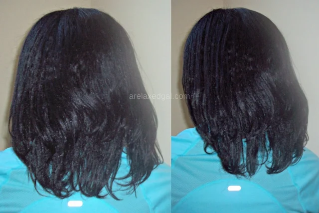 Relaxed hair wash day: 12 weeks post relaxer touch up | arelaxedgal.com