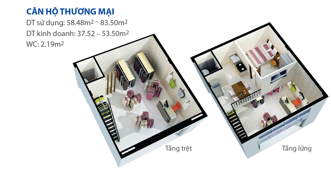 MẪU CĂN HỘ HQC BÌNH MINH