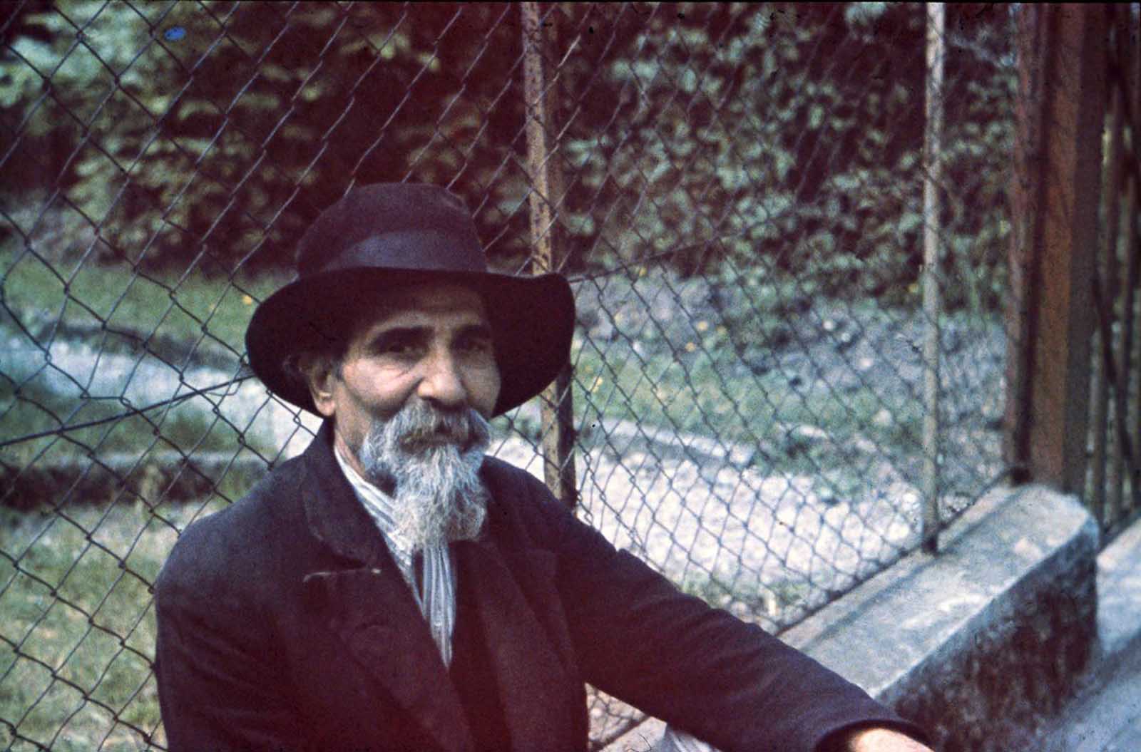 A Roma man in Asperg, Germany, prior to deportation to a camp in Poland. 1940.