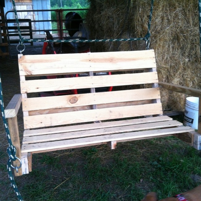 50+ DIY Pallet Swing Ideas Make Immediately - Pallets Platform
Pallet Patio Swing