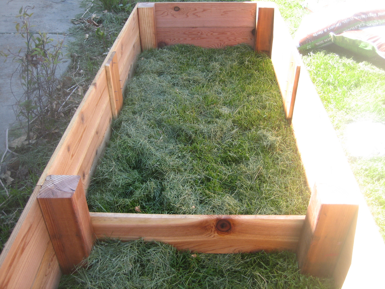 Where the Wild Greens Grow Cedar Garden Box For the Front Yard