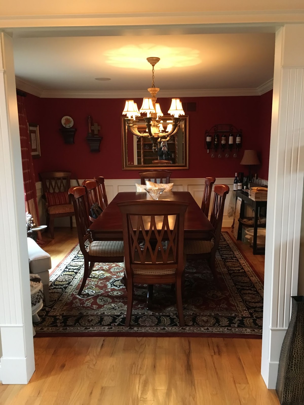 Before/After From Unused Dining Room to Cozy Functional Den The