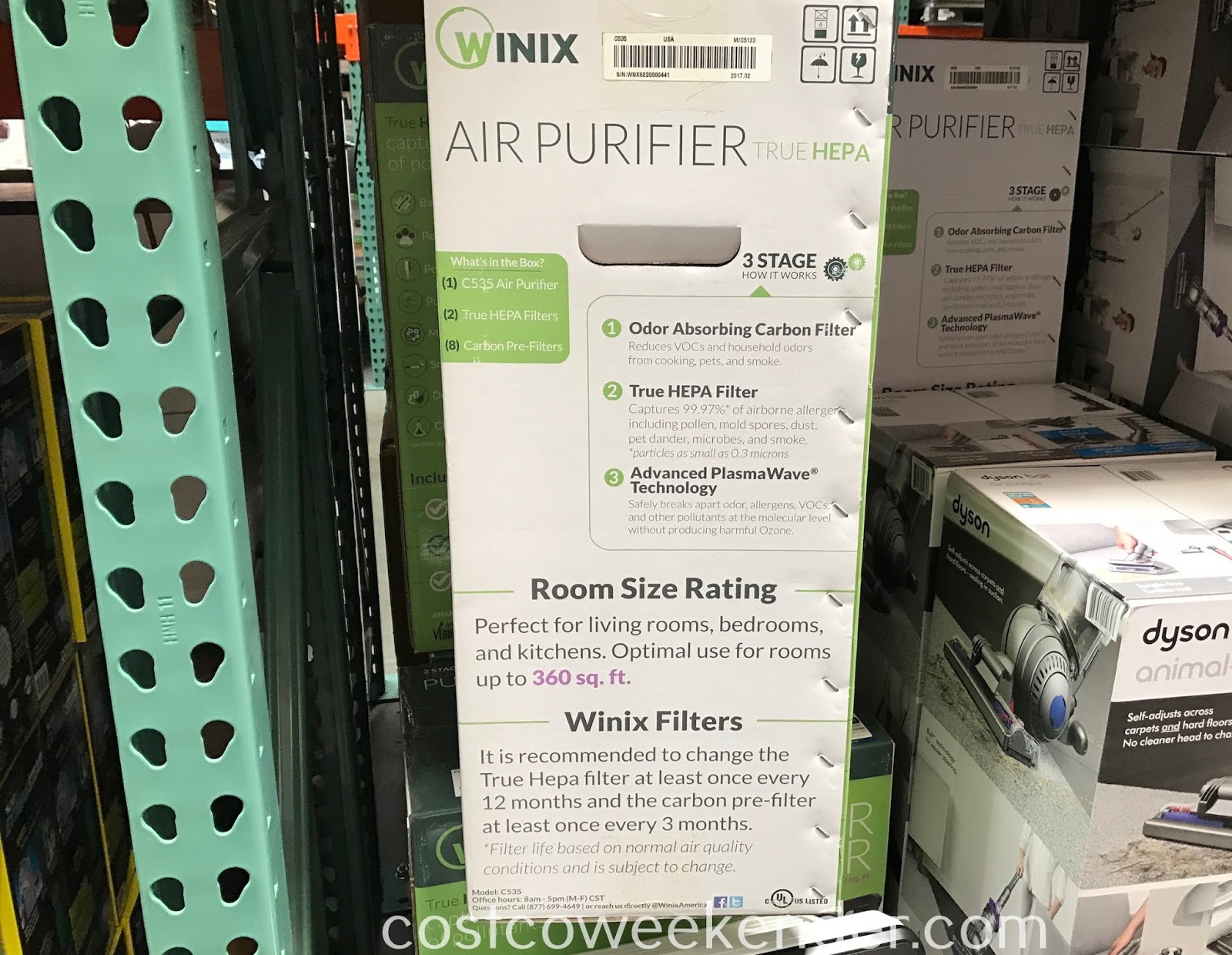 Winix Air Purifier (model C535) Costco Weekender