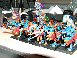 Paints, Models and Videogames: Saurus warriors, the finished product.