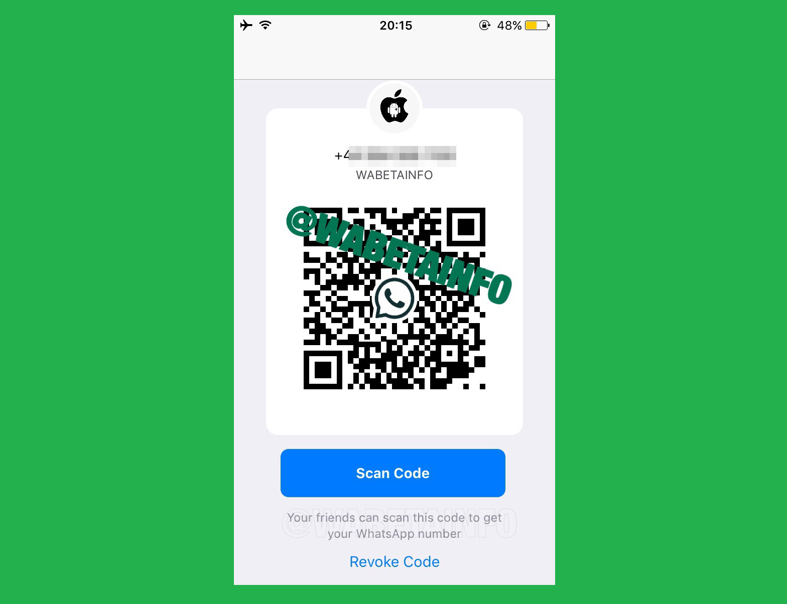 QR feature in the latest update will let WhatsApp users share their QR codes to add contacts, making messaging easier.