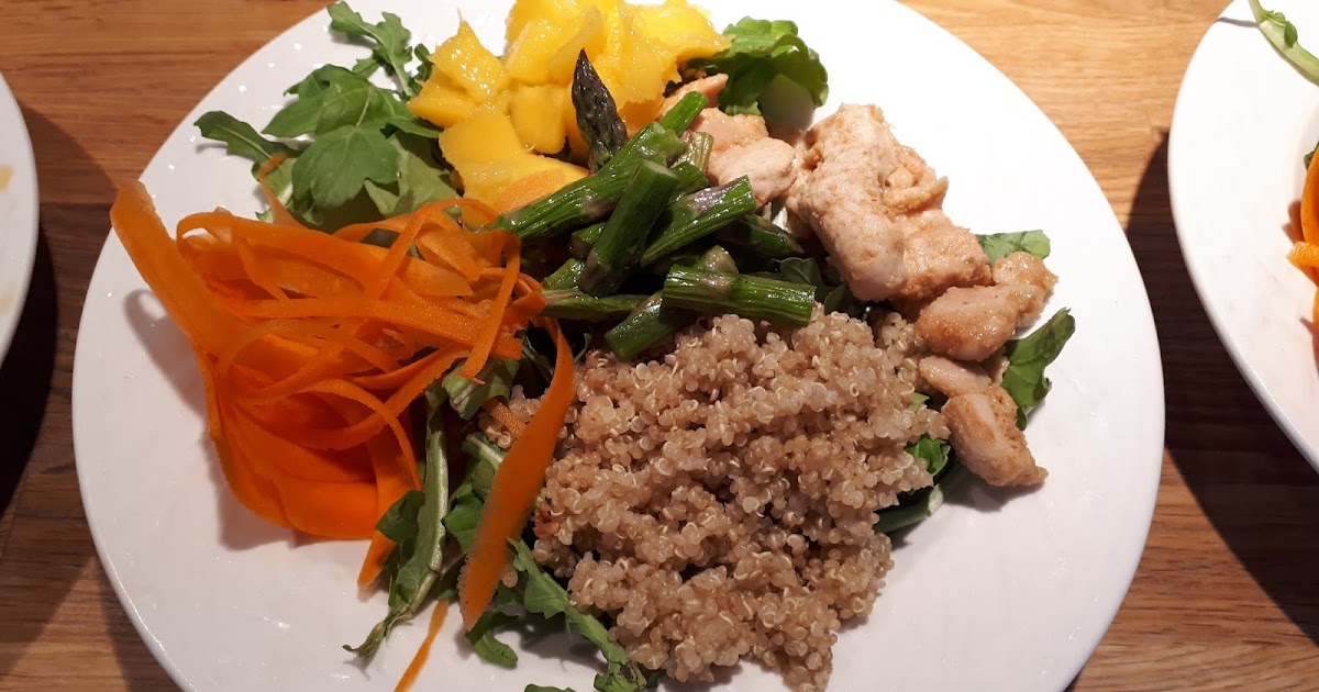 Connected in the Kitchen Mango Chicken Bowls