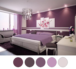 purple room wall bedroom scheme rooms teen teenage schemes bedrooms decor living colors violet interior modern idea walls designs colour