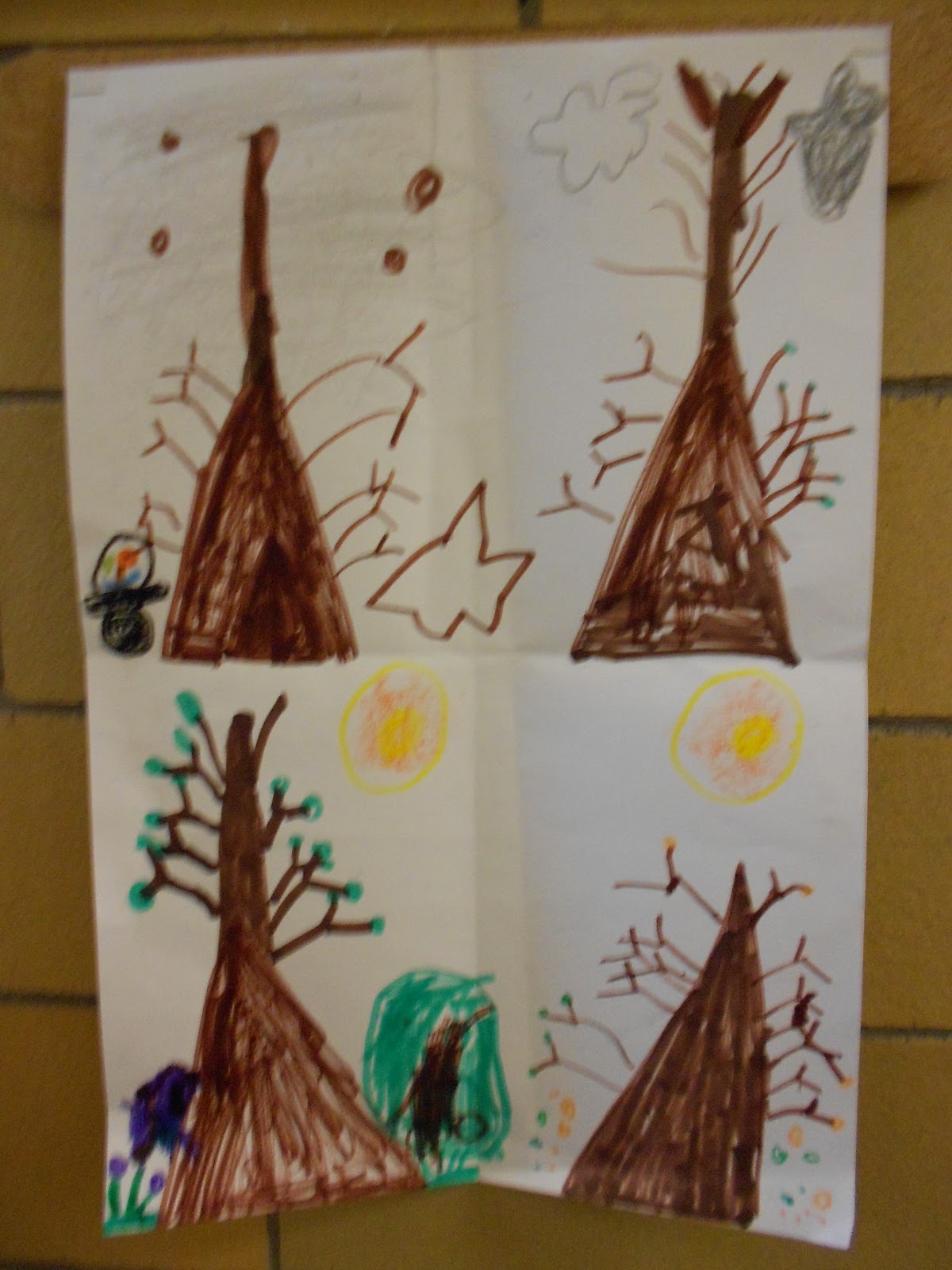 Learn, Explore, Create: Kindergarten Four Seasons Drawing