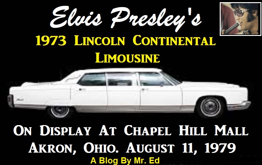 Elvis' Limo on Display, Akron, Ohio 1979