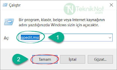 Windows 10 Arka plan uygulamalarını Tamamen Kapatma