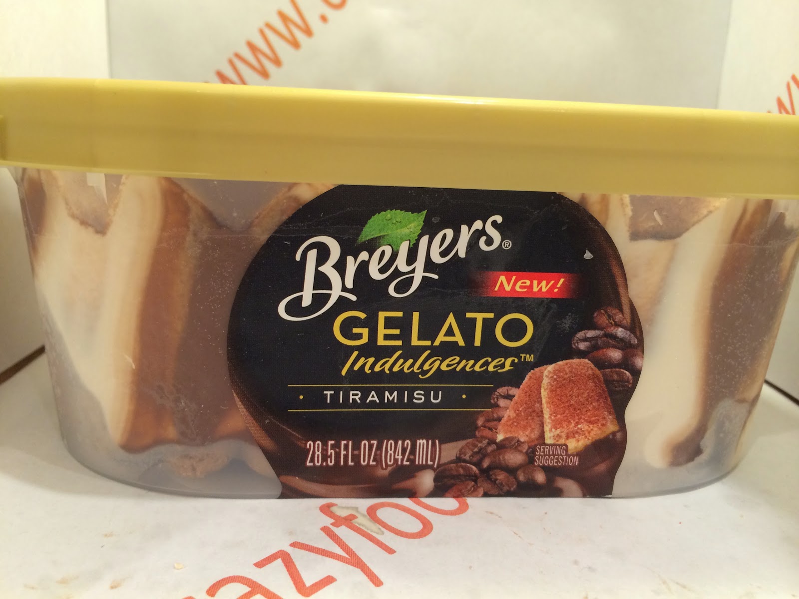Crazy Food Dude Review Breyers Gelato Indulgences Tiramisu
