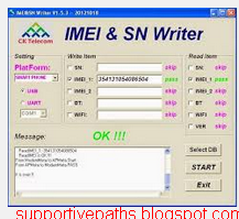 MTK imei Sn Writer Changeing Tool Software Latest v1.5.3 Free Download