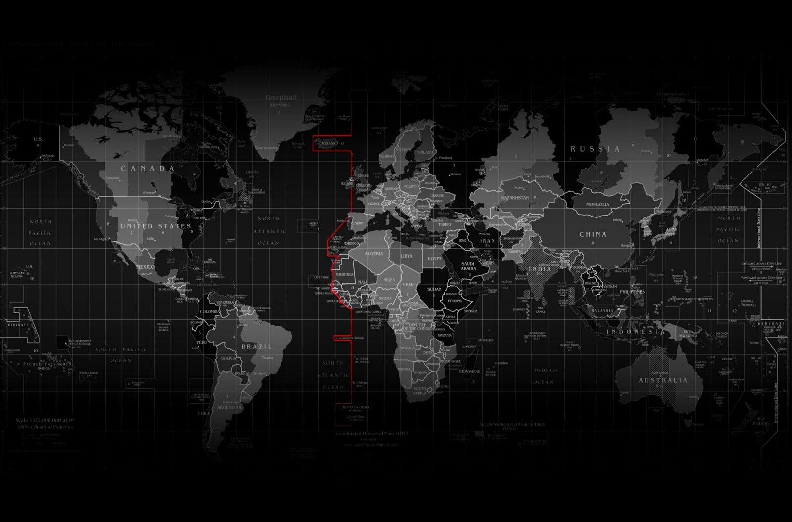 Matrix World Map