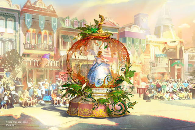 Cinderella Magic Happens parade Disneyland park