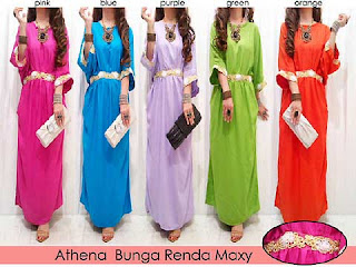Dress Athena Bunga Renda