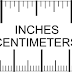 Bảng Chuyển Đổi Đơn Vị Inches sang Centimeter - Yards to Inches - Inch to Foot