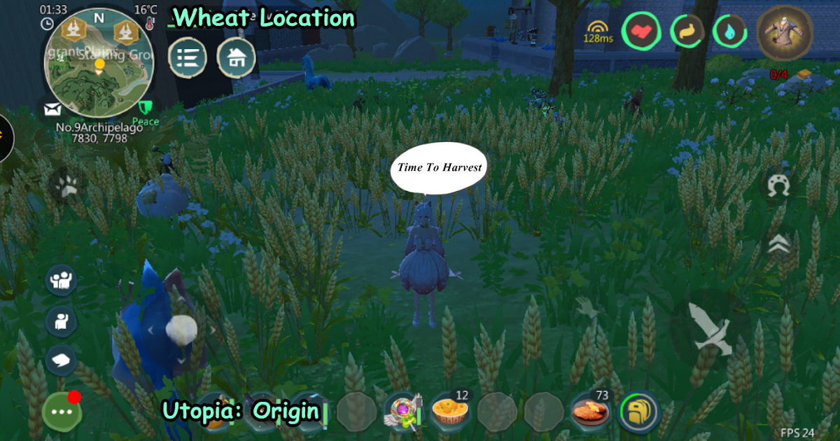 Utopia Origin Lokasi Wheat Habarpedia