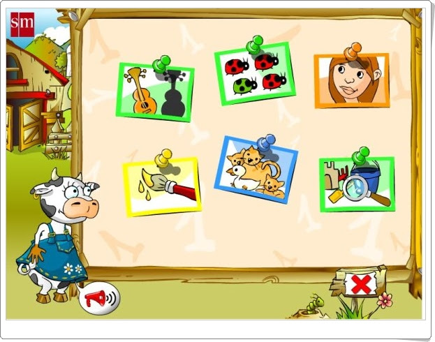 "Juega con Paca, la vaca" (Juegos interdisciplinares de Educación Infantil de 3 años)