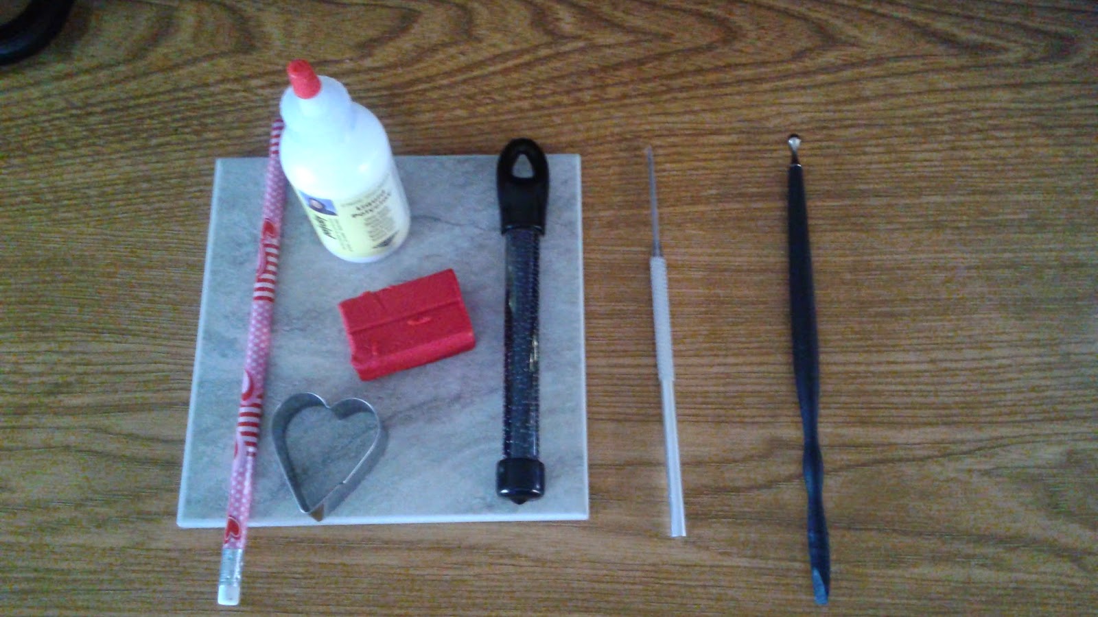 Honey D's Creations Polymer Clay Valentine Pencil Toppers