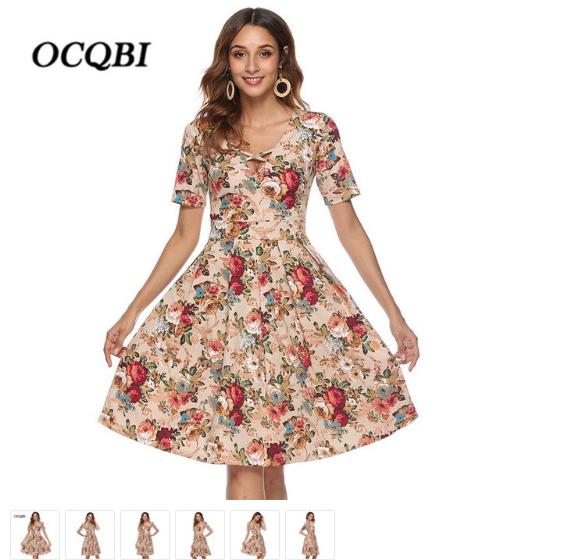 Retro Style Midi Dress Full Skirt Fit and Flare